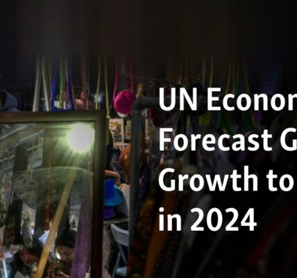 The United Nations' economists predict a decrease in global economic growth in 2024.