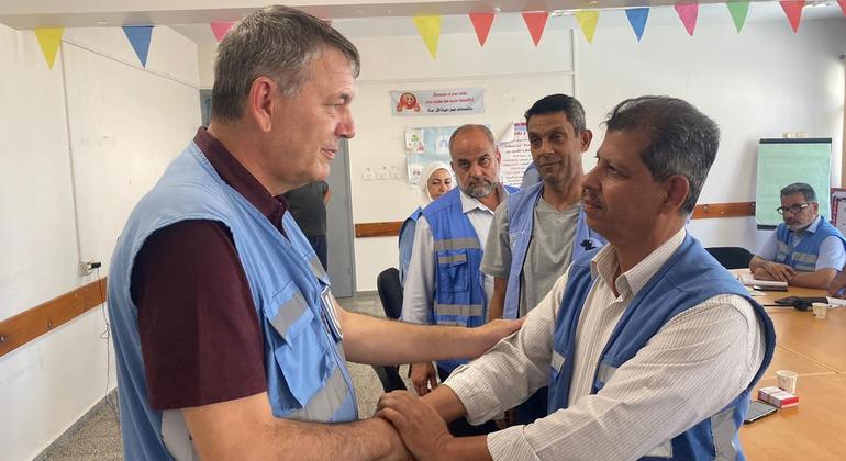 UNRWA chief calls on countries to reconsider their decision to suspend funding for lifesaving programmes.