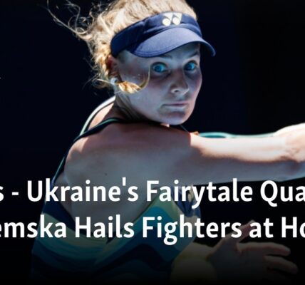 Yastremska, Ukraine's Fairytale Qualifier in Tennis, Praises Home Country's Resilient Players
