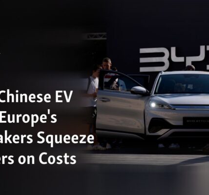 European car manufacturers are putting pressure on their suppliers to reduce costs in response to competition from Chinese electric vehicle companies.