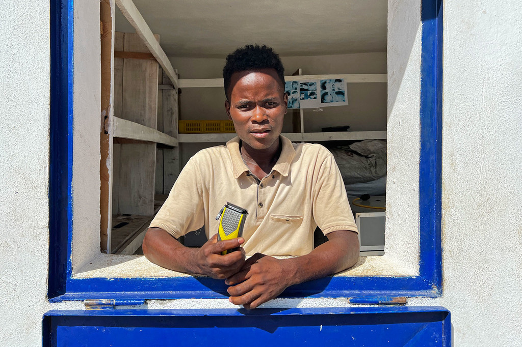 The availability of electricity, as part of the Rapid Rural Transformation initiative, is leading to more entrepreneurial opportunities like barber shops.