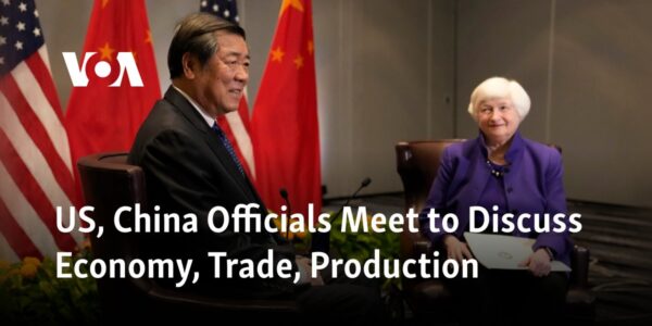 Officials from the US and China have come together to have discussions about the economy, trade, and production.