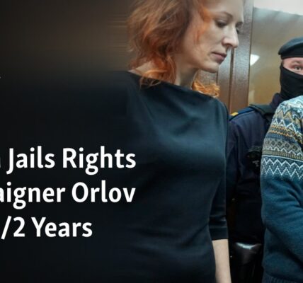 Russia Jails Rights Campaigner Orlov for 2½ Years Over Anti-War Article