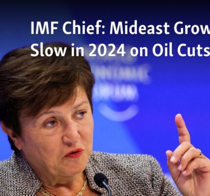 The IMF Director stated that economic growth in the Middle East is expected to decrease in 2024 due to reduced oil production and the ongoing conflict in Gaza.