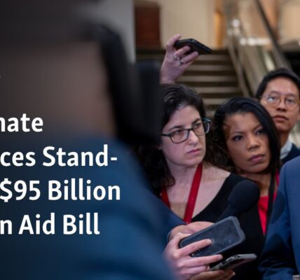 The United States Senate has moved forward with a separate bill for foreign aid, totaling $95 billion.