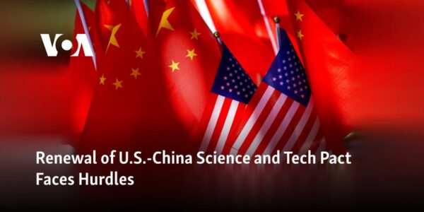 The US-China Science and Technology agreement must overcome obstacles in order to be renewed.