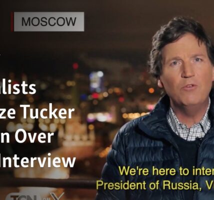 Tucker Carlson's Putin interview receives criticism from journalists.