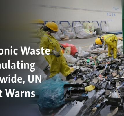 A recent report from the United Nations alerts about the increasing levels of electronic waste around the globe.