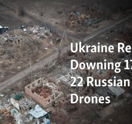 According to reports, Ukraine has shot down 17 out of 22 drones belonging to Russia.