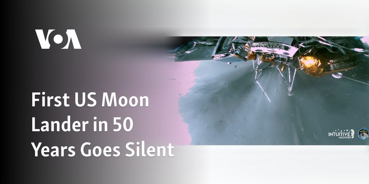 After 50 years, the initial US spacecraft to make contact with the Moon has stopped transmitting.