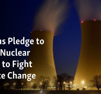 Countries commit to increasing nuclear energy to combat climate change.