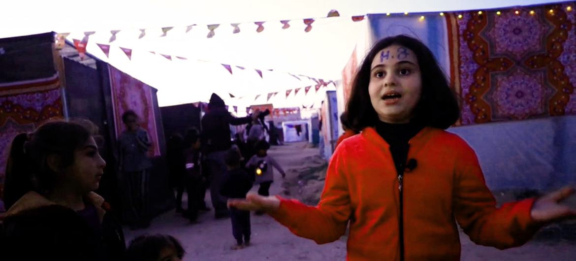 Despite the ongoing war, the children of Gaza are spreading joy and celebrating Ramadan.