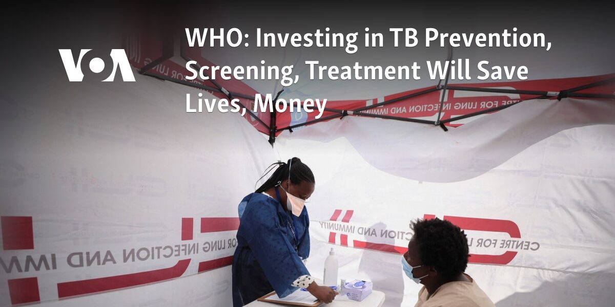 Investing in measures to prevent, screen, and treat tuberculosis can lead to saving both lives and money.