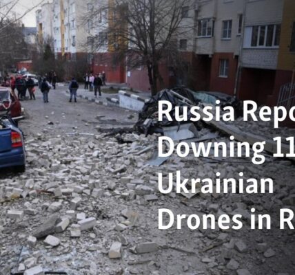 -on-Don

Russia has reported that they shot down 11 drones belonging to Ukraine in Rostov-on-Don.