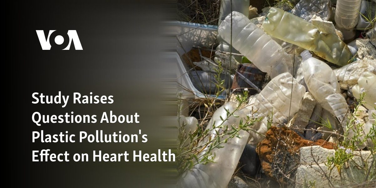 Research suggests that there may be a connection between plastic pollution and its impact on cardiovascular health.