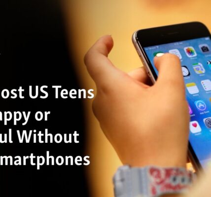 Survey: The majority of American teenagers experience feelings of happiness or tranquility without their smartphones.
