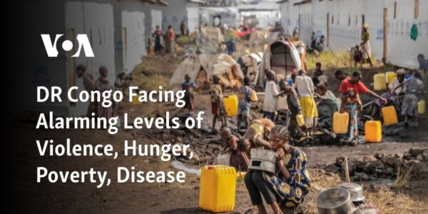 The Democratic Republic of Congo is currently experiencing extreme amounts of violence, hunger, poverty, and disease.