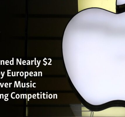 The European Union has imposed a fine of almost $2 billion on Apple for infringing on competition in the music streaming industry.