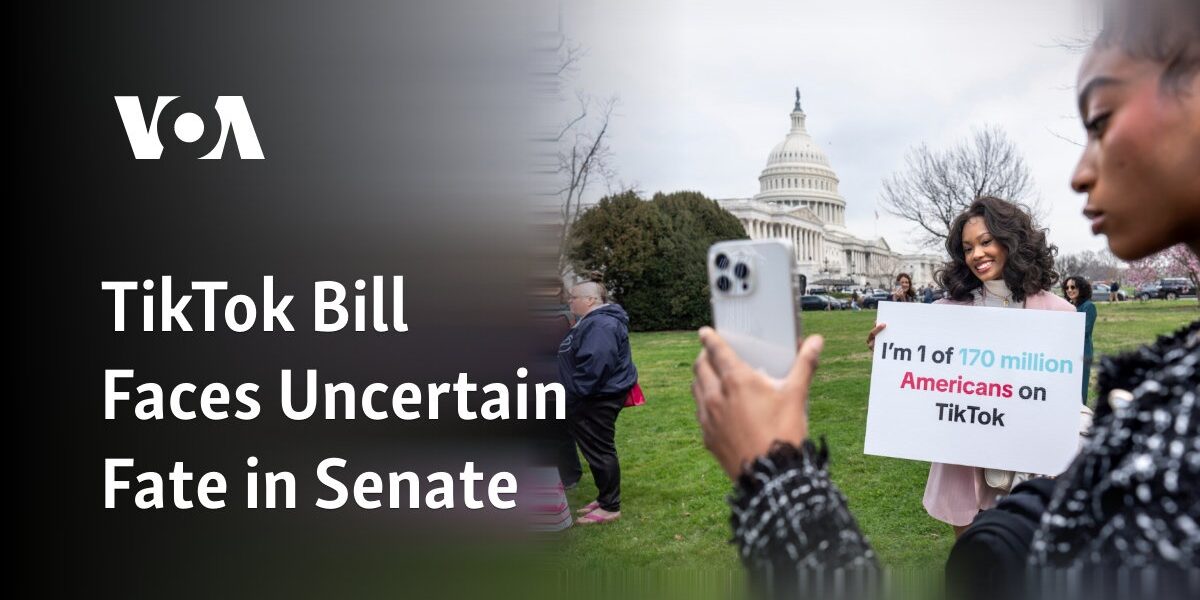 The future of the TikTok Bill is uncertain as it faces deliberation in the Senate.