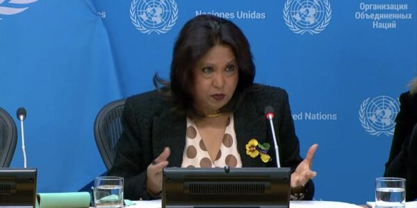 The UN Special Representative reports that there is 'substantial and convincing evidence' that hostages in Gaza have been victims of sexual violence.