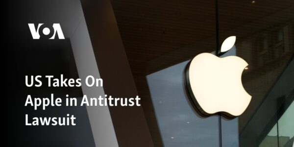 The United States is filing a lawsuit against Apple for alleged antitrust violations.