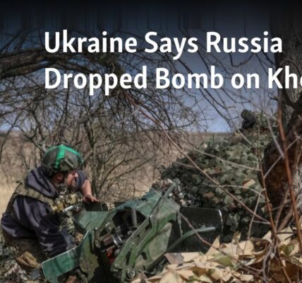 Ukraine alleges that Russia dropped a bomb on Kherson.