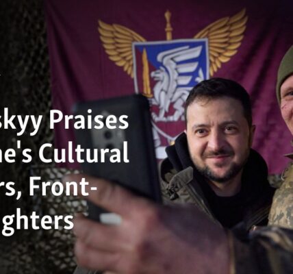 Ukrainian President Zelenskyy Commends Cultural Leaders and Front-Line Warriors