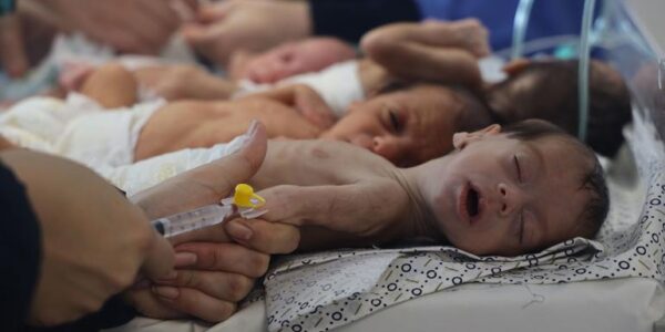 UNICEF cautions that infants in Gaza are gradually dying while the world watches.