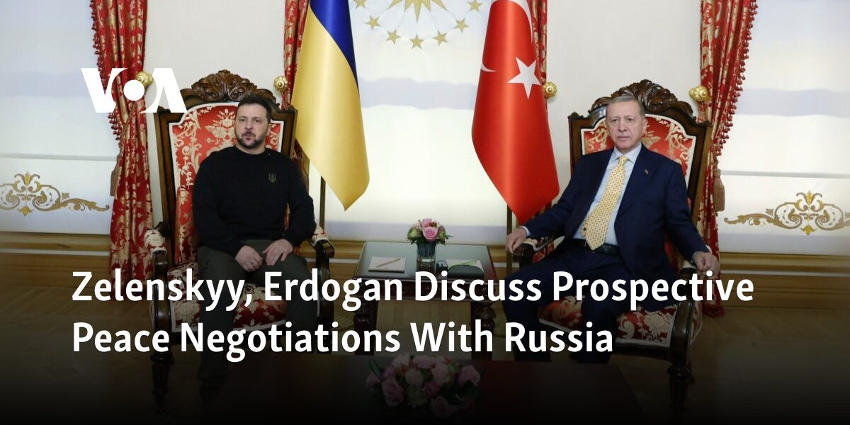 Zelenskyy, Erdogan Discuss Prospective Peace Negotiations With Russia