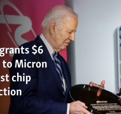 Biden grants $6 billion to Micron to boost chip production