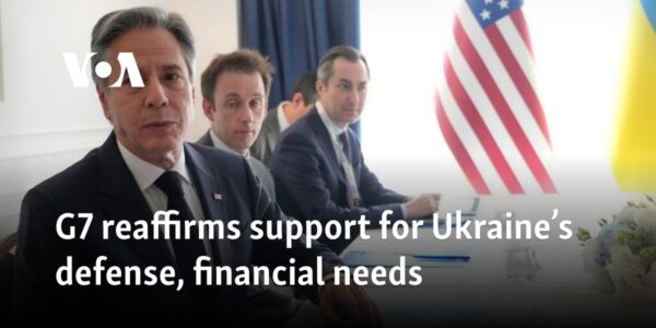 G7 reaffirms support for Ukraine’s defense, financial needs