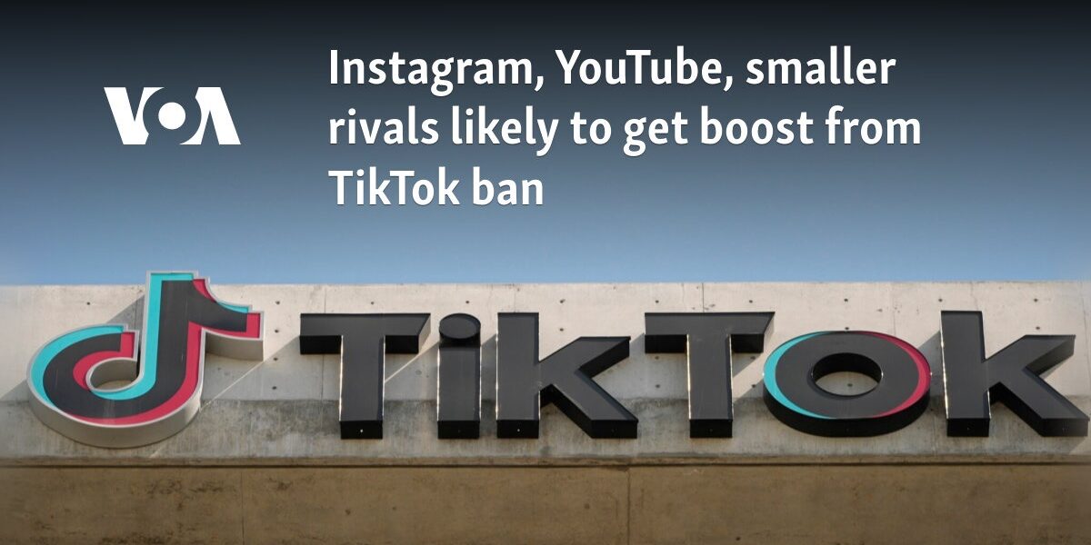 Instagram, YouTube, smaller rivals likely to get boost from TikTok ban