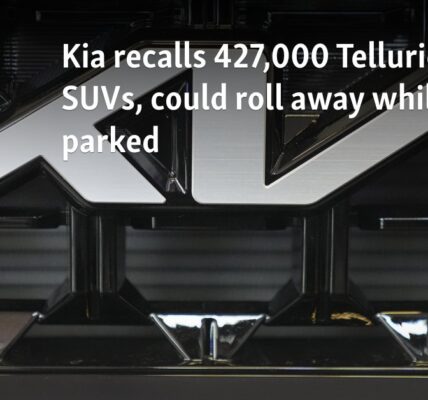 Kia recalls 427,000 Telluride SUVs, could roll away while parked