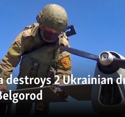 Russia destroys 2 Ukrainian drones over Belgorod