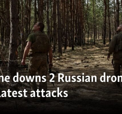 Ukraine downs 2 Russian drones from latest attacks