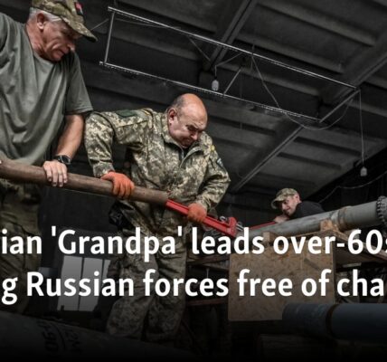 Ukrainian 'Grandpa' leads over-60s unit fighting Russian forces free of charge