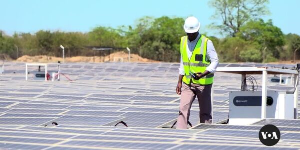 Zimbabwe mine turns dumpsite into solar station