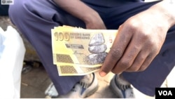 Zimbabwe's new gold-backed currency sliding on black market