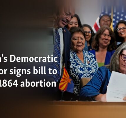 Arizona's governor signs bill to repeal 1864 abortion law