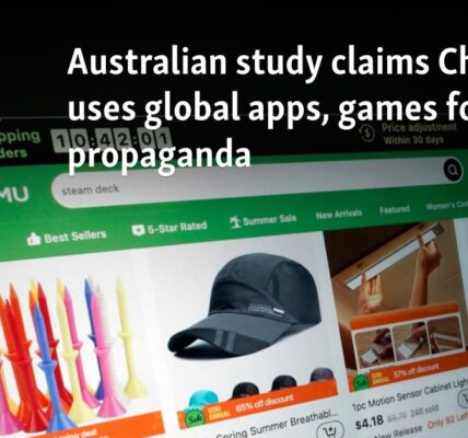 Australian study says China uses global apps, games for propaganda