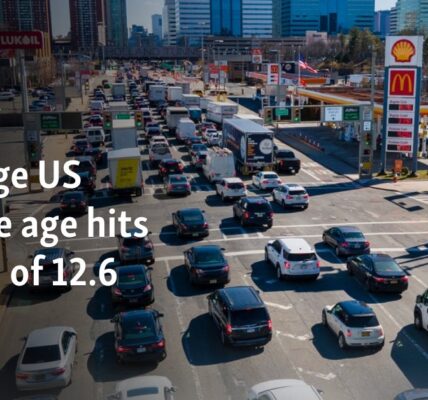 Average US vehicle age hits record of 12.6 years
