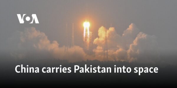 China carries Pakistan into space
