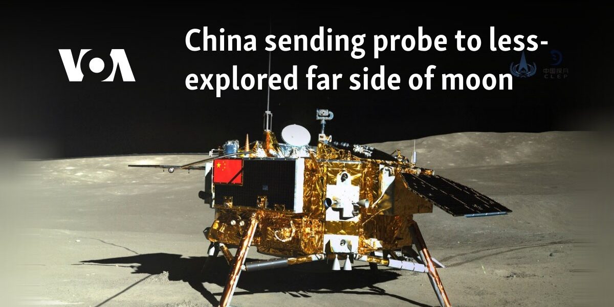 China sending probe to less-explored far side of moon