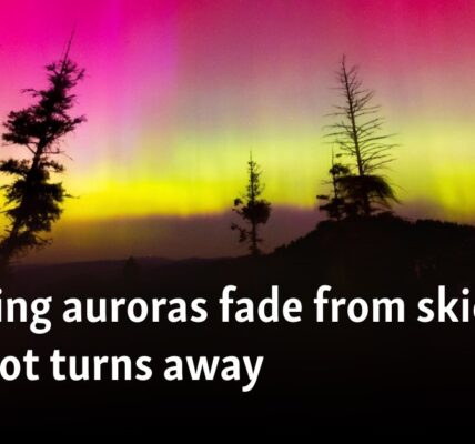 Dazzling auroras fade from skies as sunspot turns away