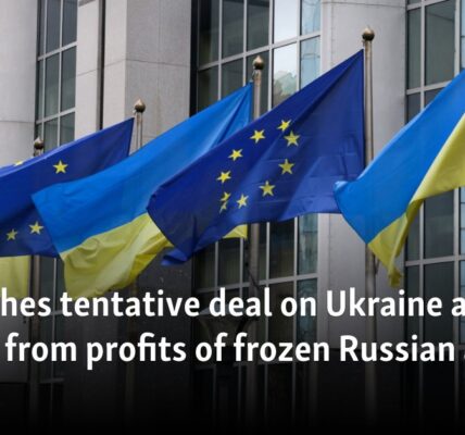 EU reaches tentative deal on Ukraine aid coming from profits of frozen Russian assets