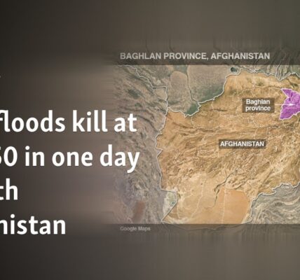 Flash floods kill at least 50 in one day in north Afghanistan