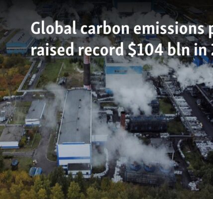 Global carbon emissions pricing raised record $104 bln in 2023