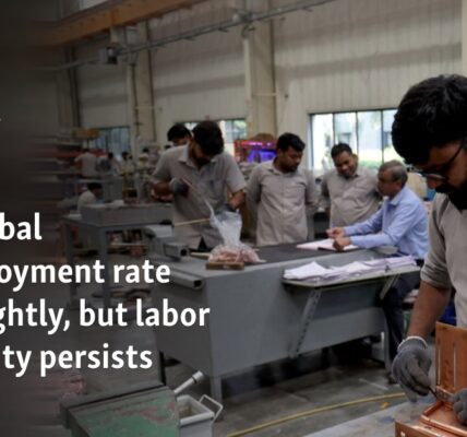 ILO: Global unemployment rate falls slightly, but labor inequality persists