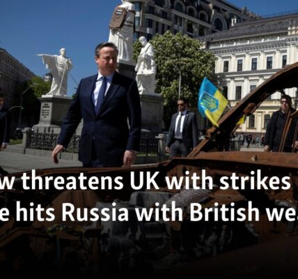 Moscow threatens UK with strikes if Ukraine hits Russia with British weapons