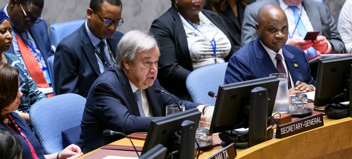 ‘Now is the time to unleash Africa’s peace power’ Guterres tells Security Council